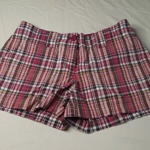 CHINO Pink Plaid Shorts
